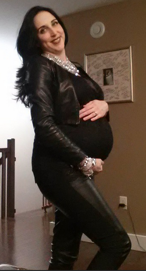 Angela Campagnoni, Pregnancy