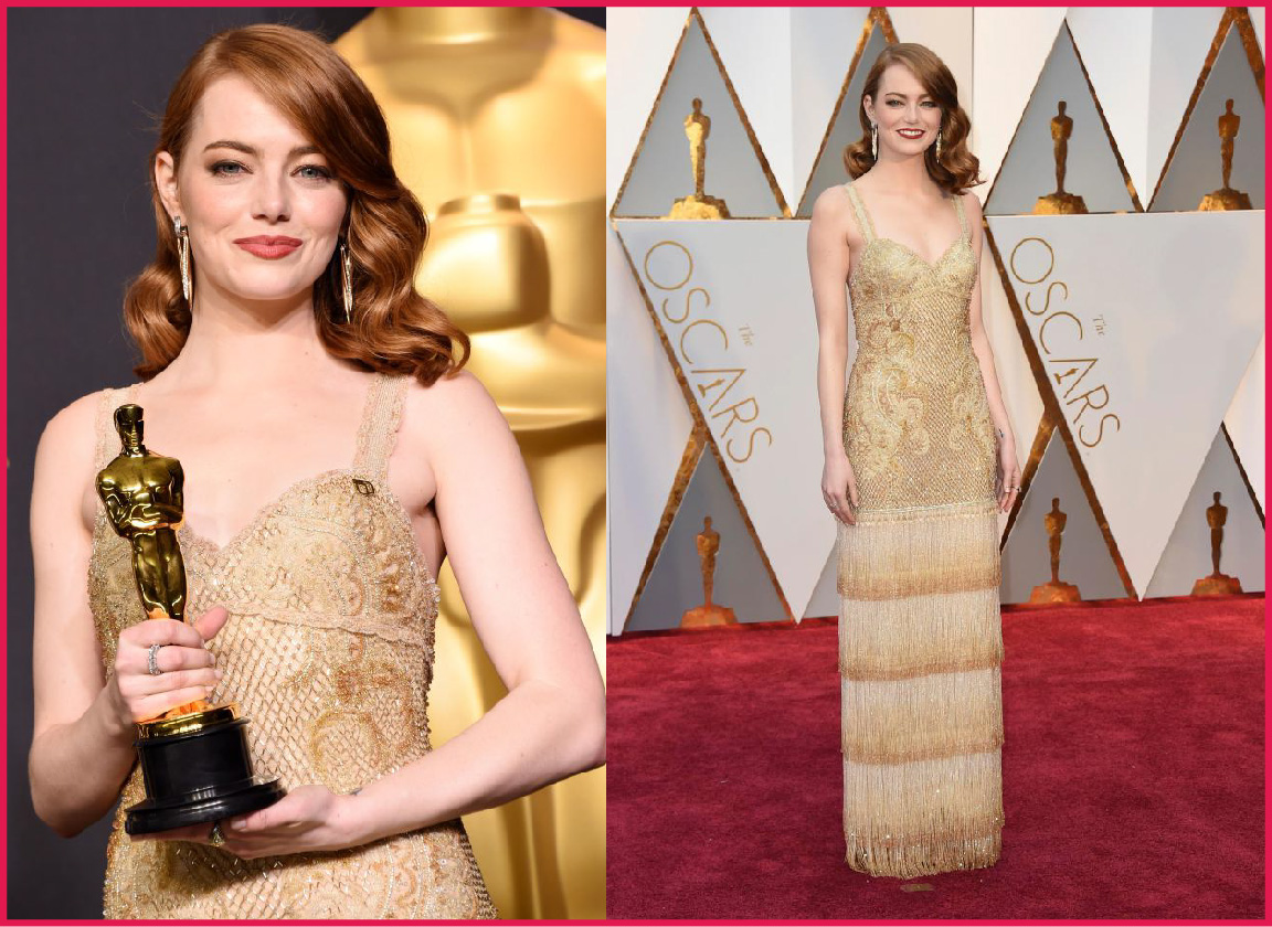2016 Emma Stone, Oscar Gowns of the Best Actress Winners, Fashioning My Life, Angela Campagnoni
